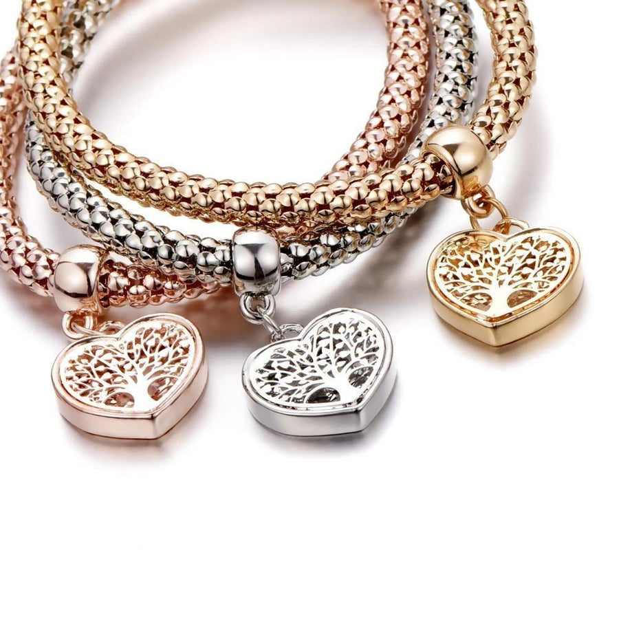 Tree of Life – charm-armbånd med hjerte, begrenset opplag