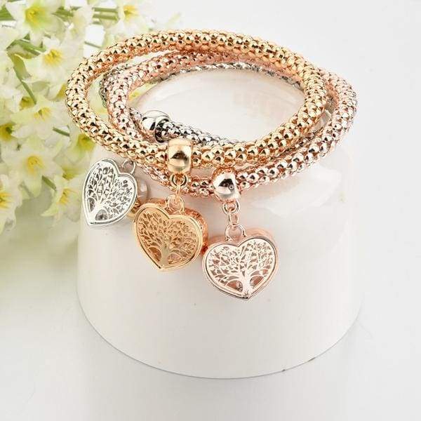Tree of Life – charm-armbånd med hjerte, begrenset opplag