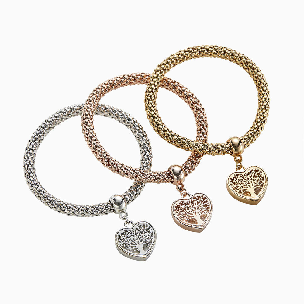 Tree of Life – charm-armbånd med hjerte, begrenset opplag
