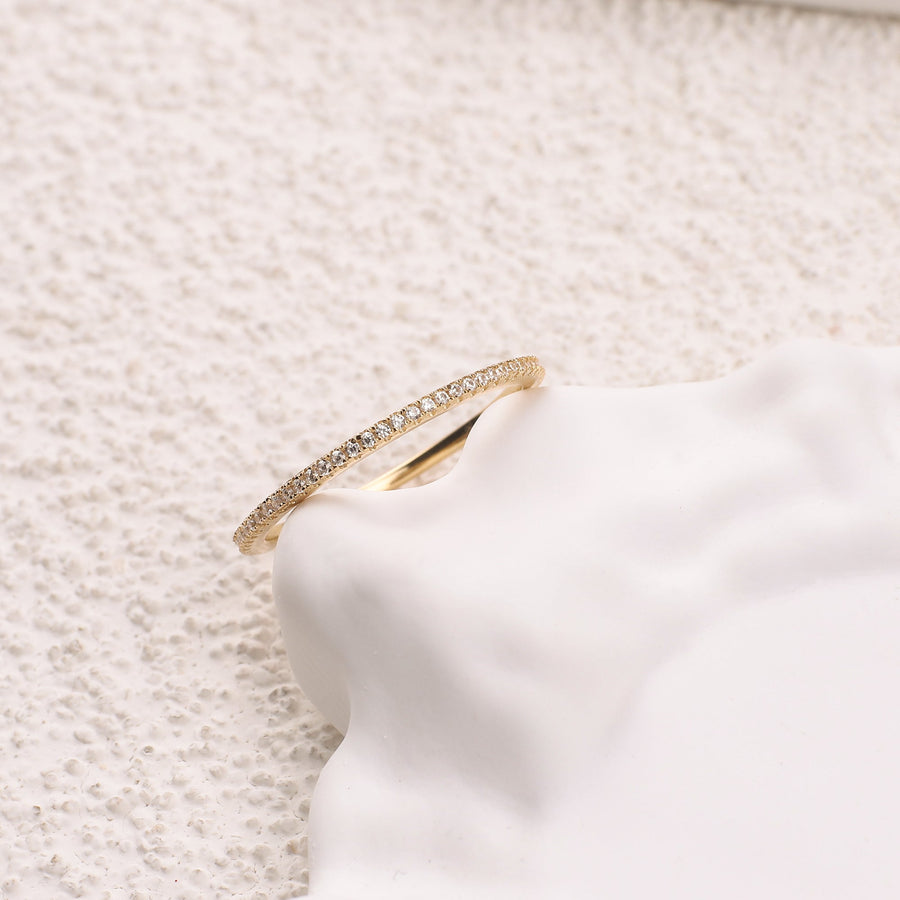 Evighetsring med diamanter