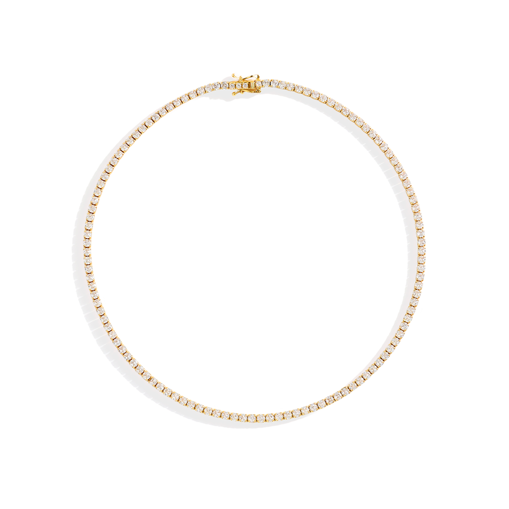 3mm Tennis Necklace