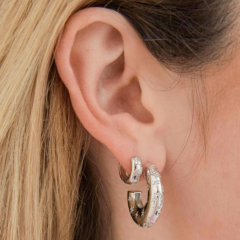Moon and Stars kuplede hoops