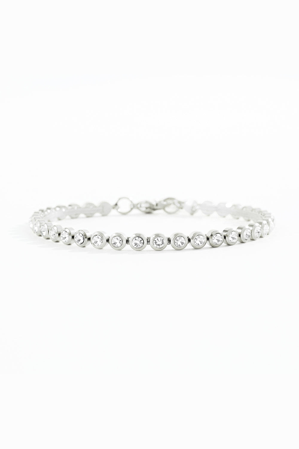 Bezel Tennis Bracelet