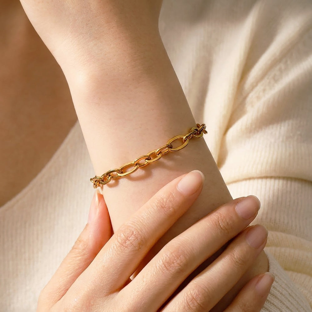 Bracelet à maillons papillon