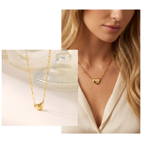 Collier Cœurs Liés