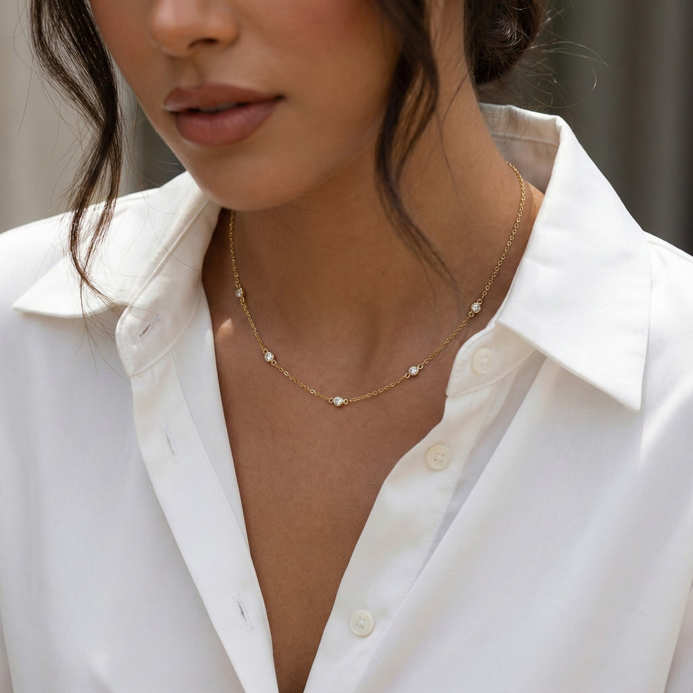 Collier pendentif cristal