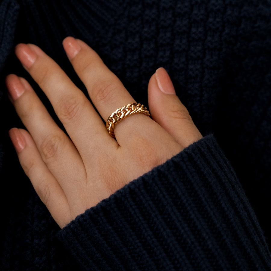 Ring med pansarkedja