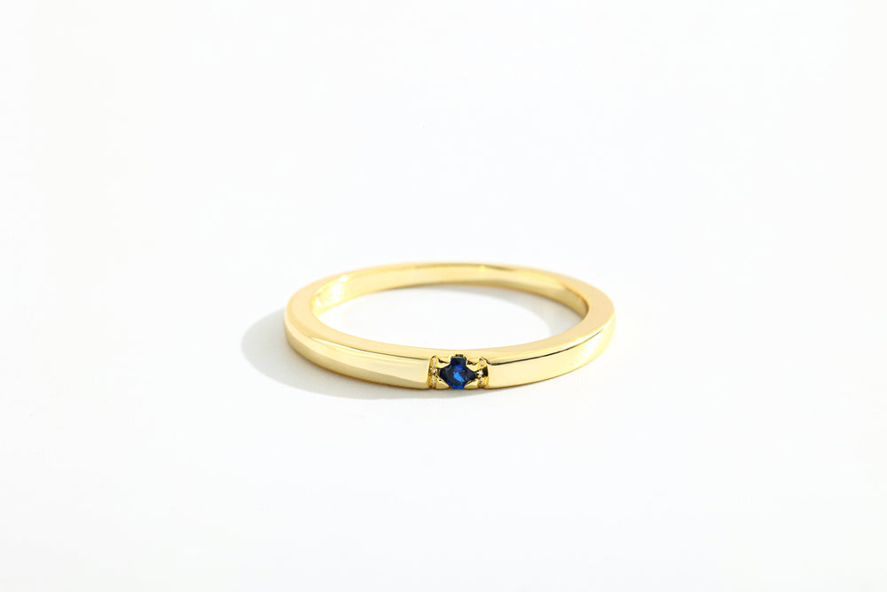 Dainty Stackable Birthstone Ring