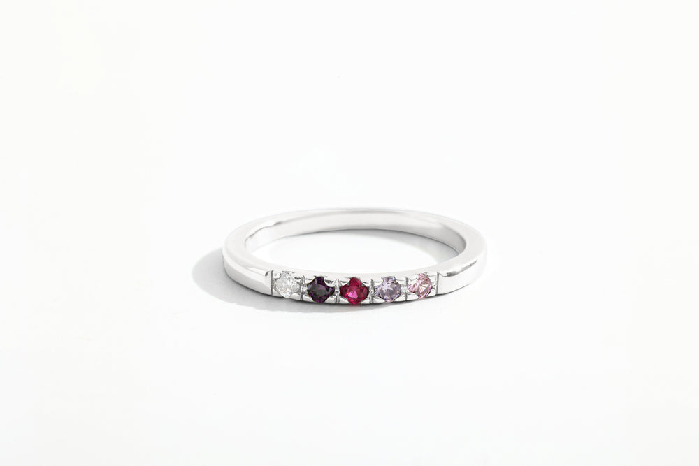 Dainty Stackable Birthstone Ring