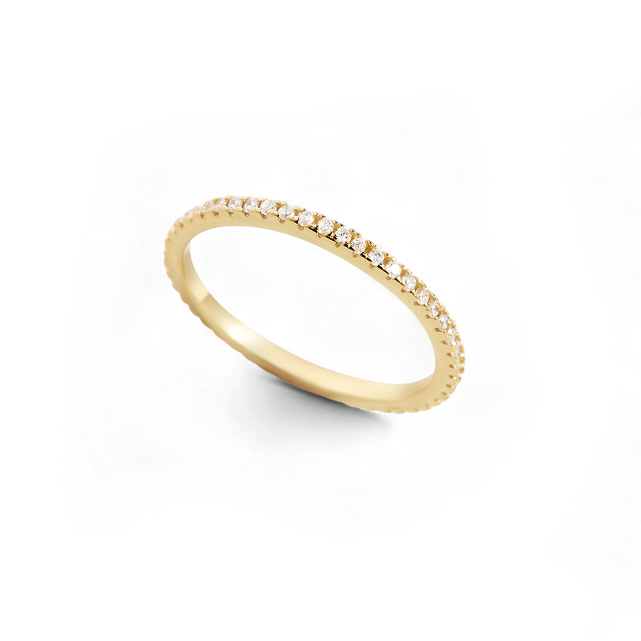 Evighetsring med diamanter