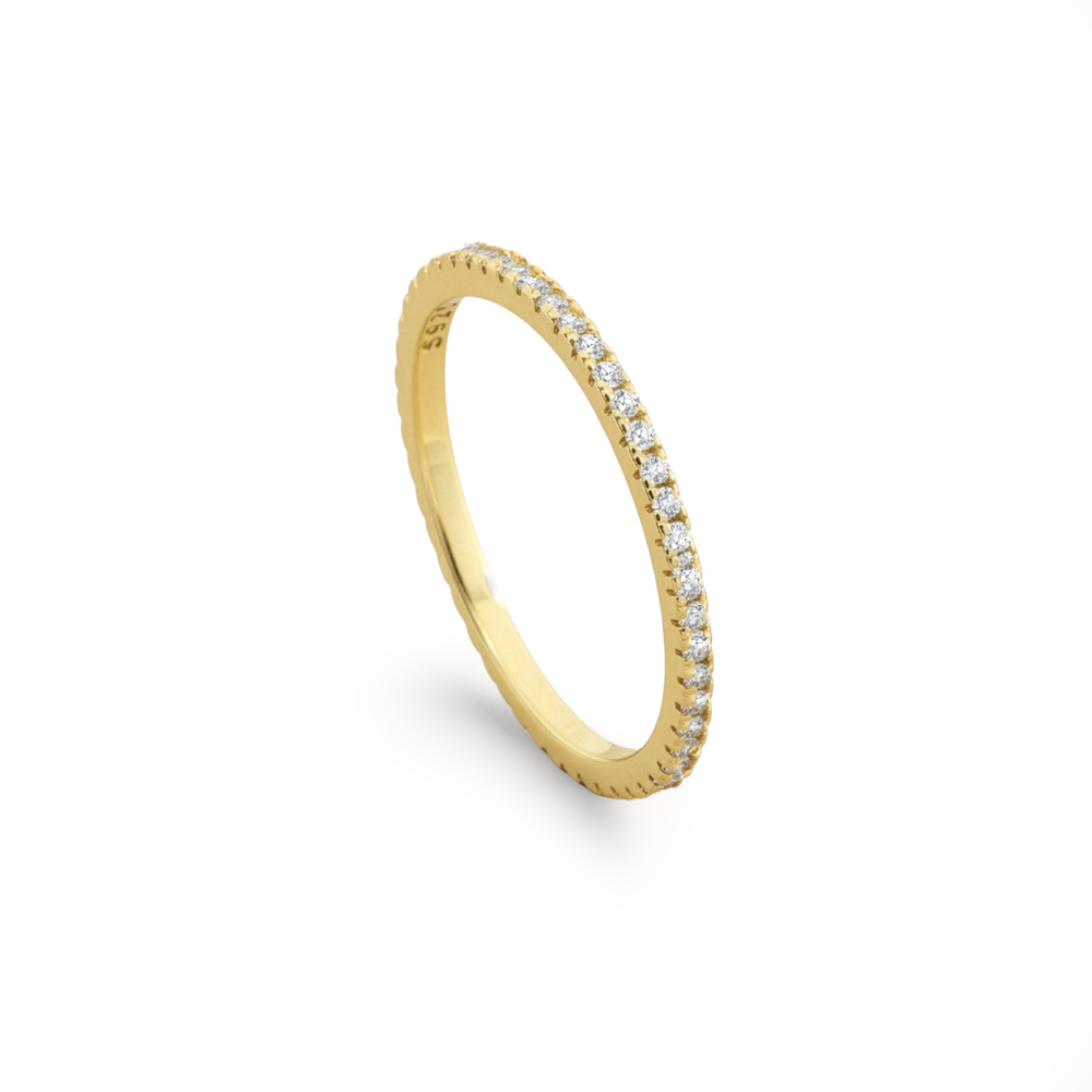 Evighetsring med diamanter