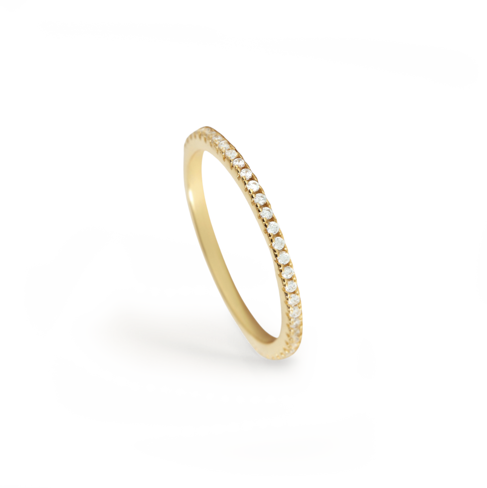 Evighetsring med diamanter