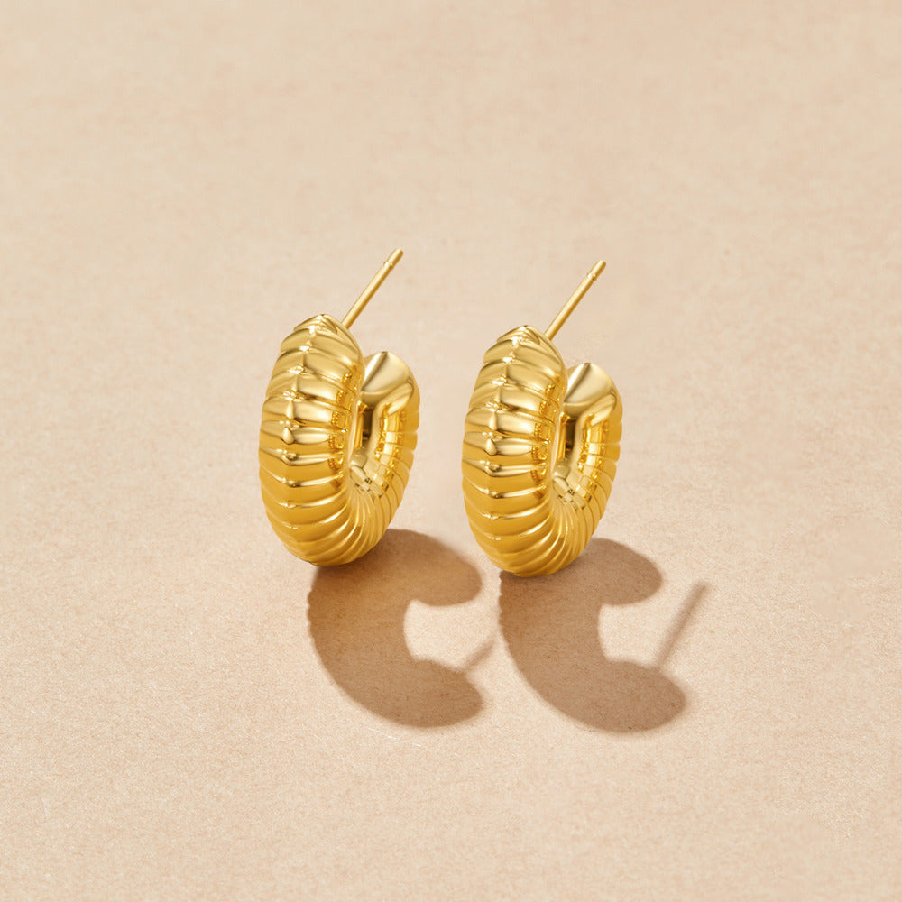 Lulu Spring gullfargede hoops