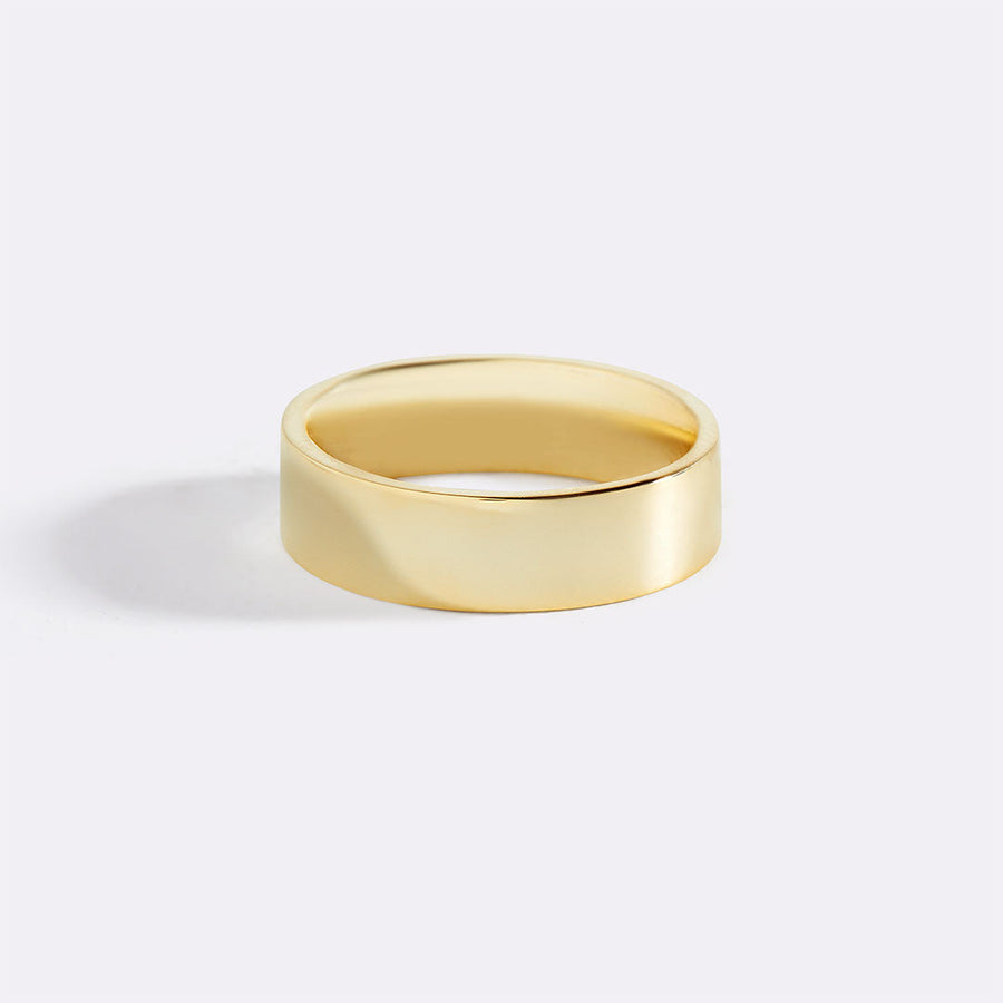 Statement-stapelring guld