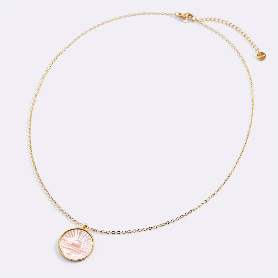 Collier pendentif nacre