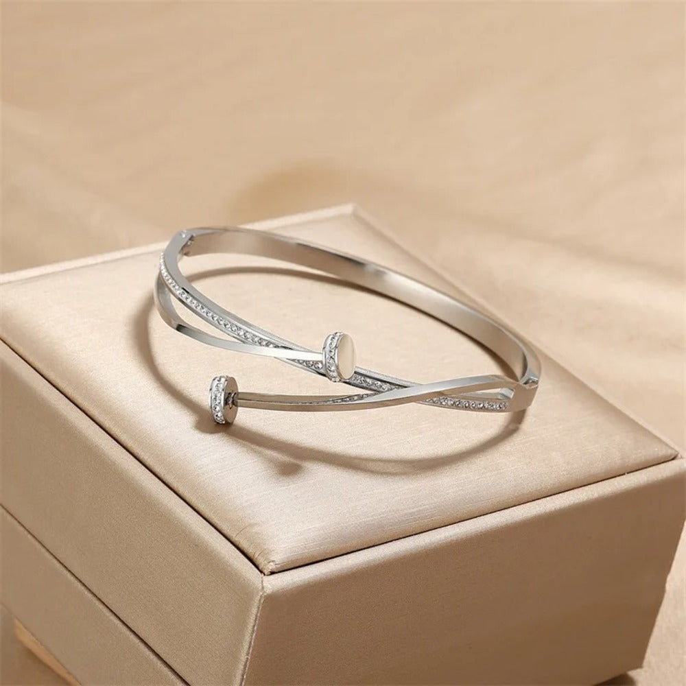 Raisa armbånd med glitrende steiner – bilde 2