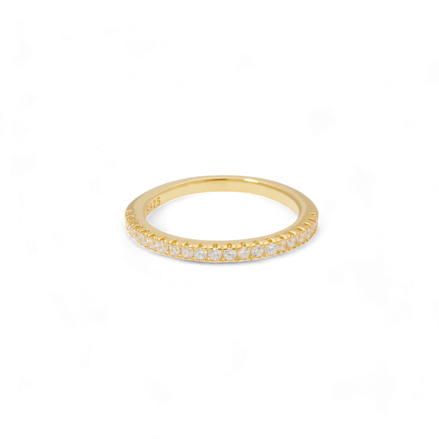 Micro Pavé Eternity Stacking Ring