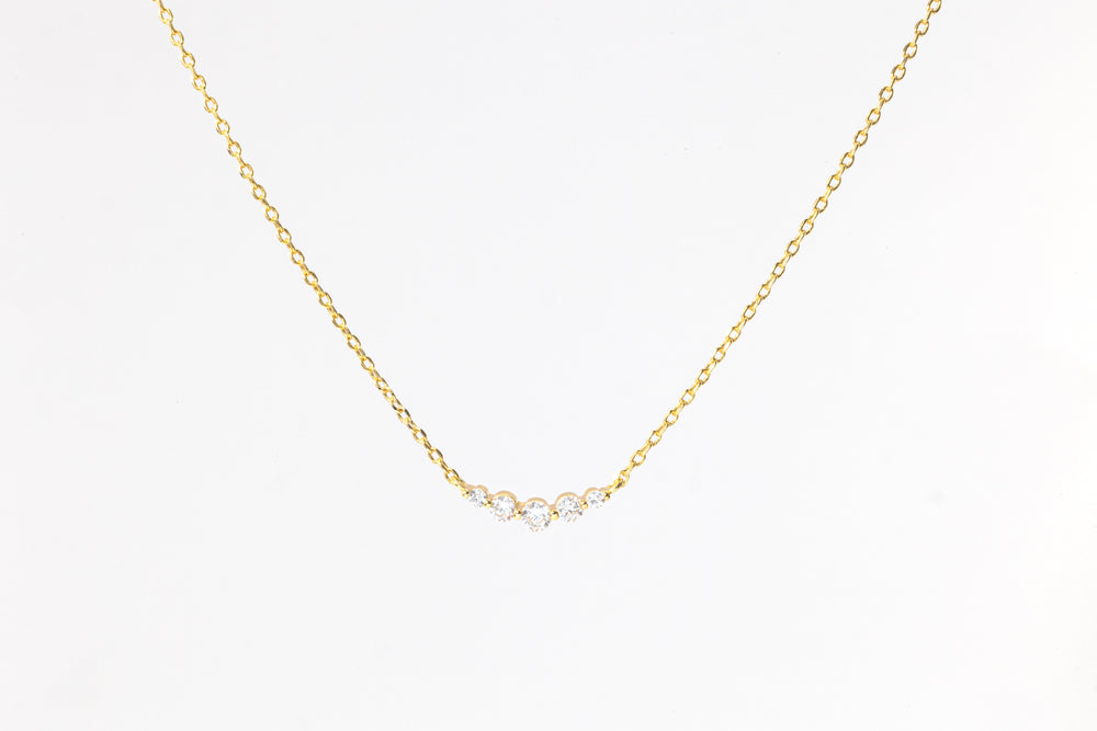 Mini Arc Diamond Necklace