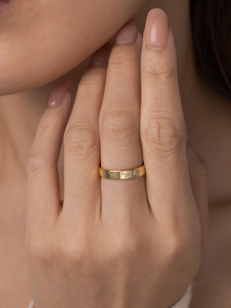 Mini Birth Flower Band