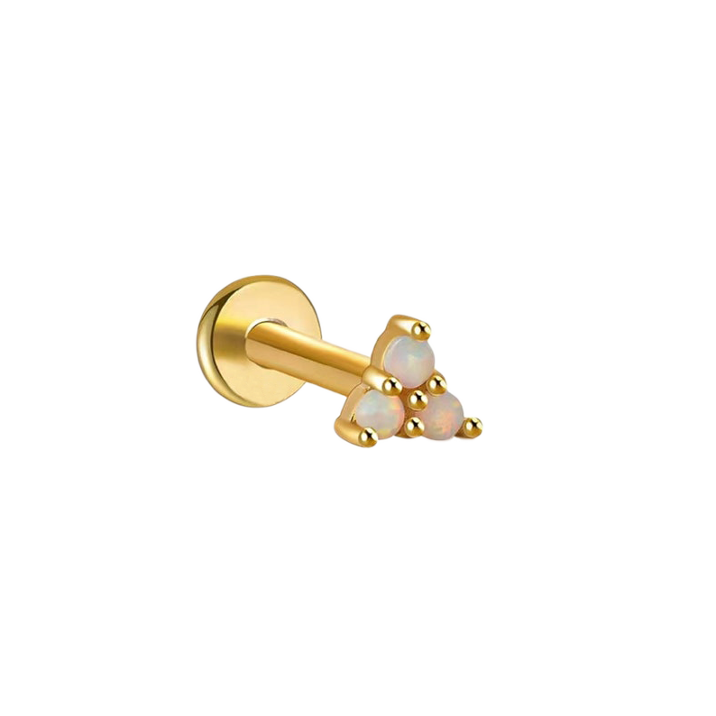 Opal Trio sleeper-stiftøredobber | 18g