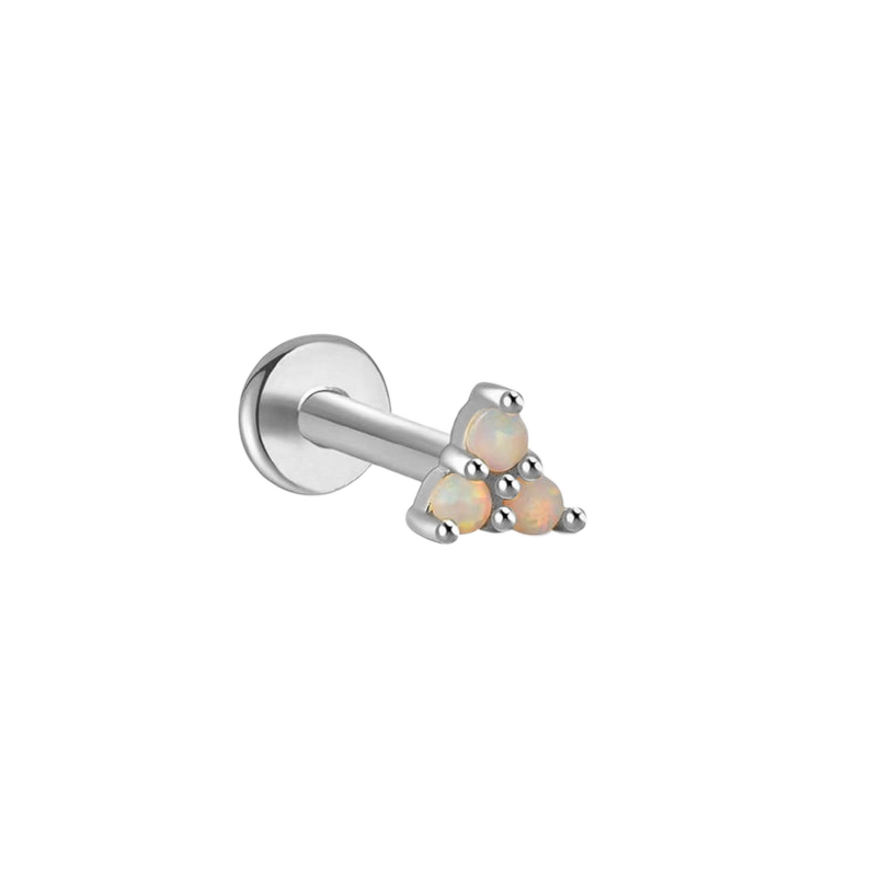Opal Trio Sleeper Stud Earrings | 18g