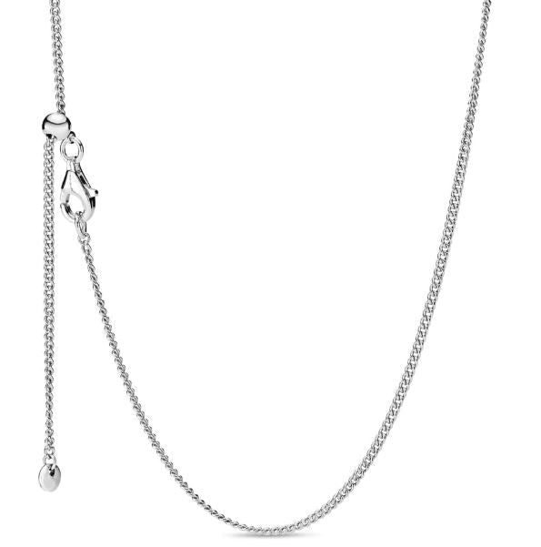 Italiensk justerbart Milano-kjede i sterlingsølv