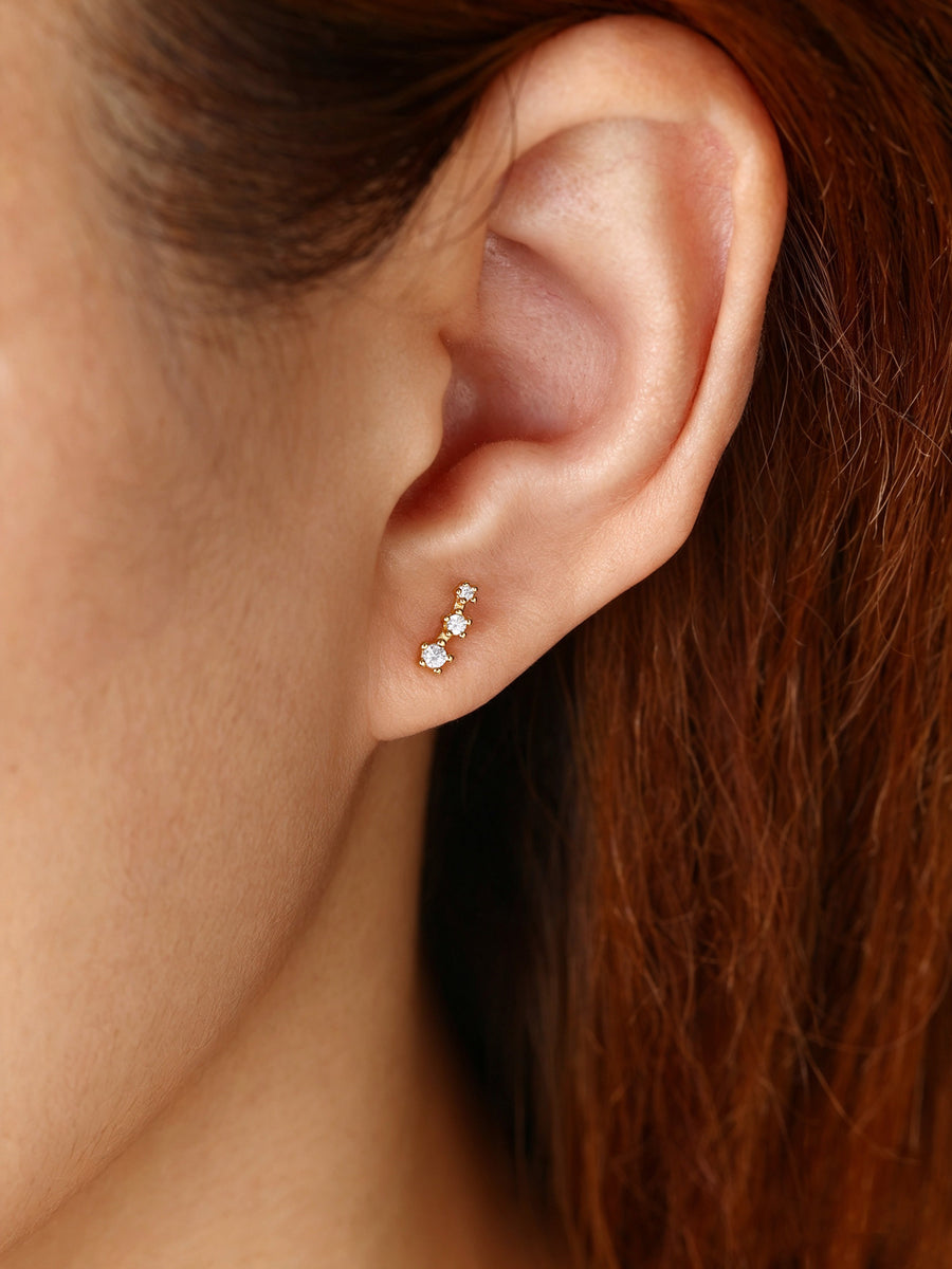 Sparkling Mini Climber Studs