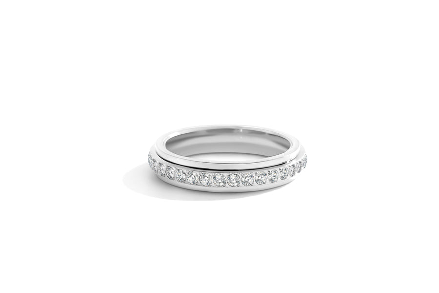 Spinning Fidget Eternity Ring