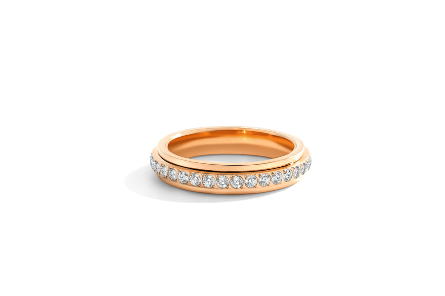 Snurrande fidget-eternityring