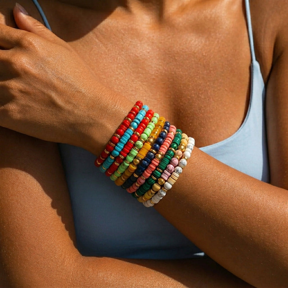 Bracelet à perles pierre de naissance