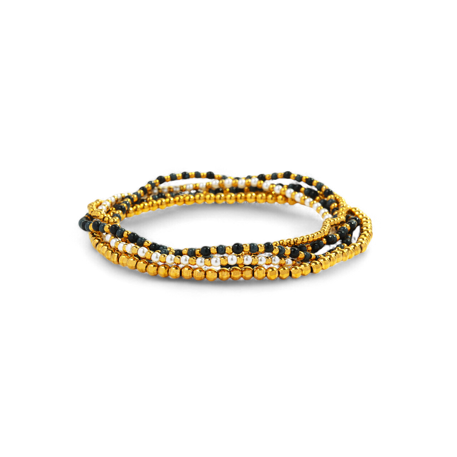 Mint & Lily Ensemble de Bracelets à Perles Weather the Storm