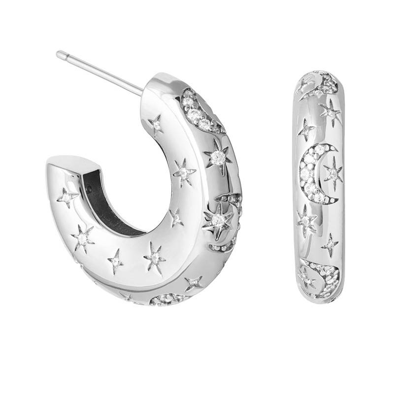 Moon and Stars kuplede hoops