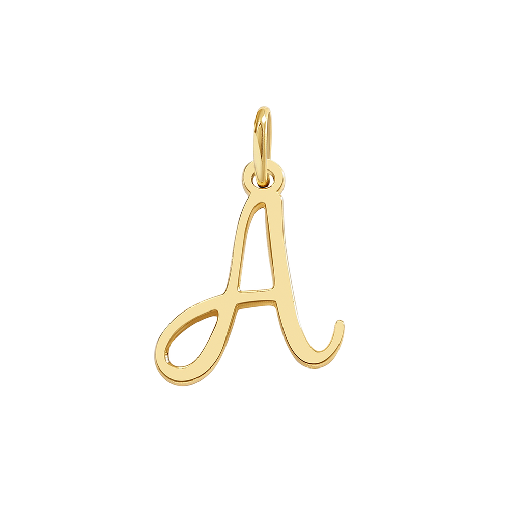 Berlock med kursiv initial