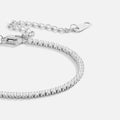 Cordelia sølvfarget tennisarmbånd