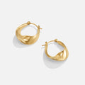 Dara gullfargede hoops