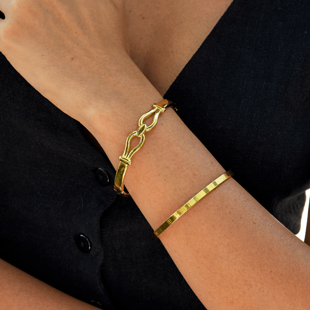 Felicity 18K gullbelagt armring – bilde 2