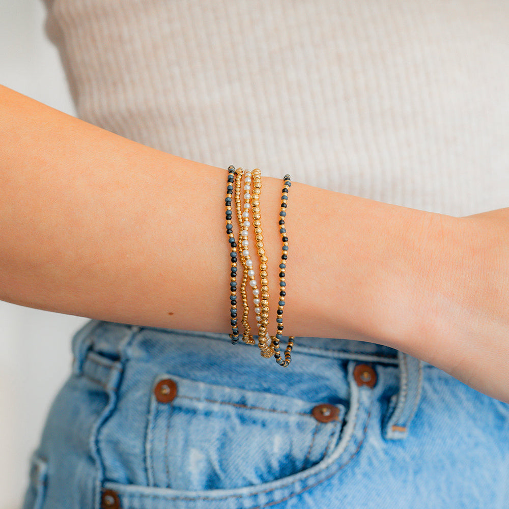 Mint & Lily Ensemble de Bracelets à Perles Weather the Storm
