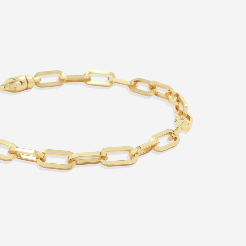 Armband med öppen gemkedja