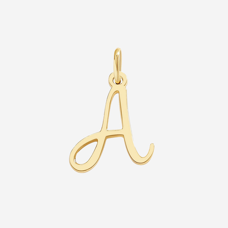 Berlock med kursiv initial