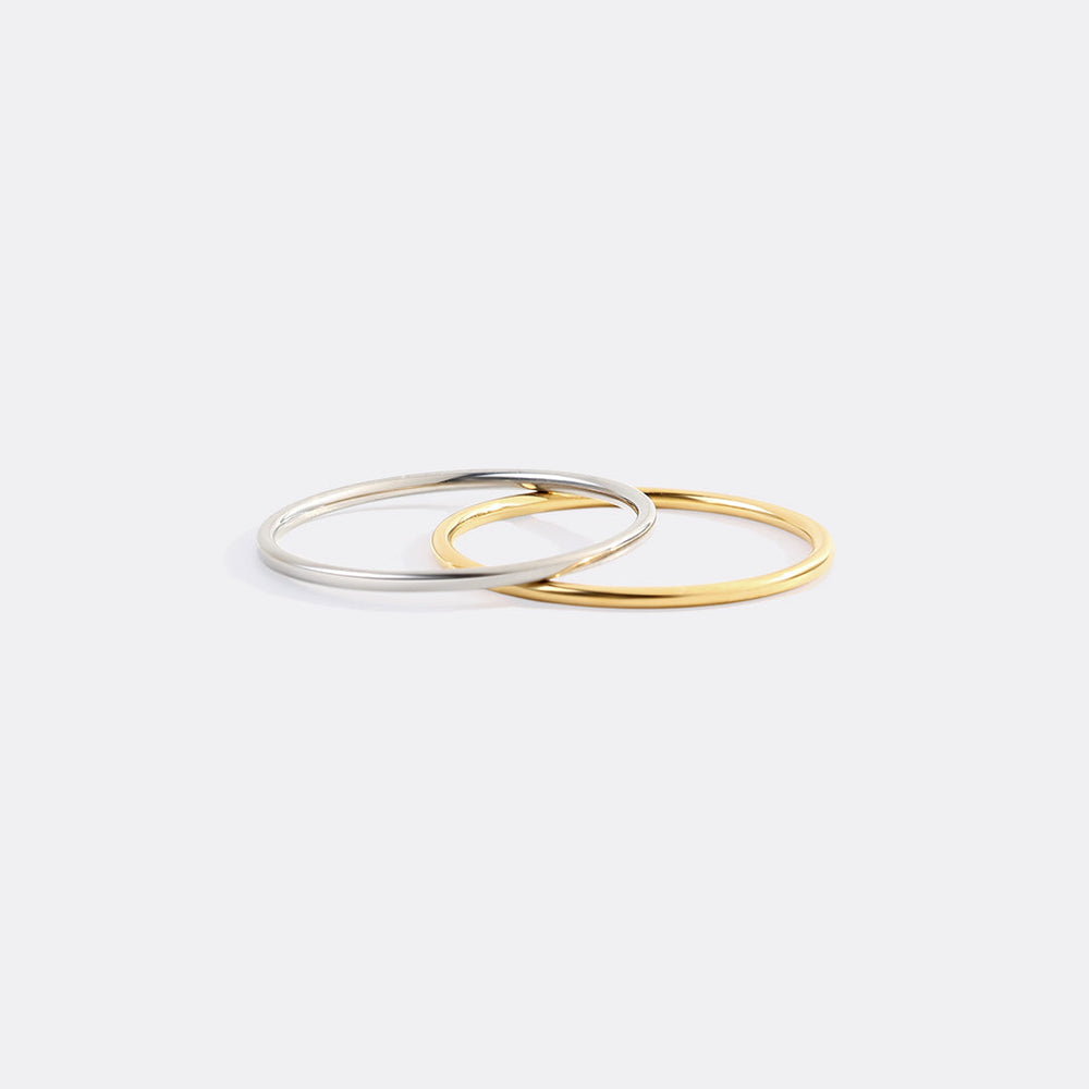 Tunn stapelbar ring