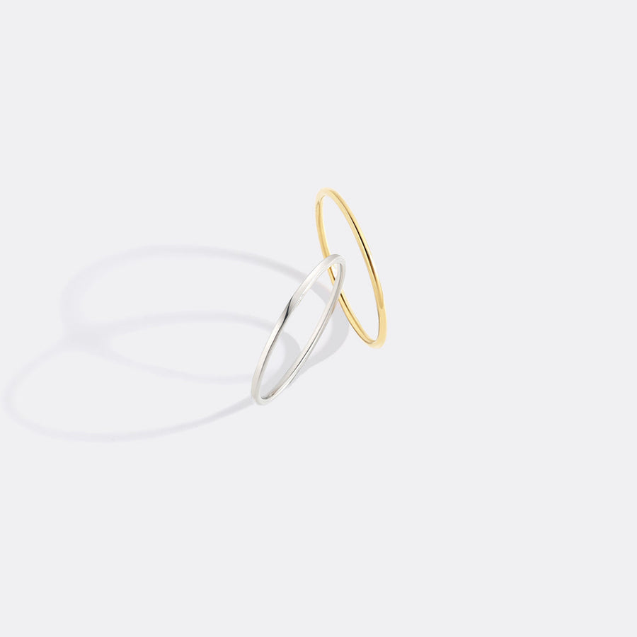 Tunn stapelbar ring