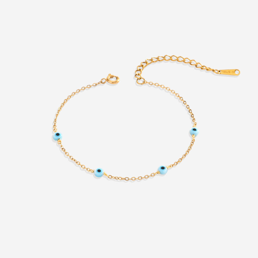 Satellittkjede-armbånd med onde øye-charm – bilde 8
