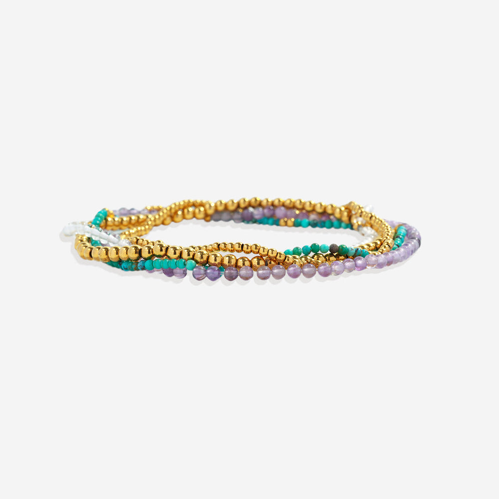 Mint & Lily Ensemble de Bracelets Superposables Smooth Sailing