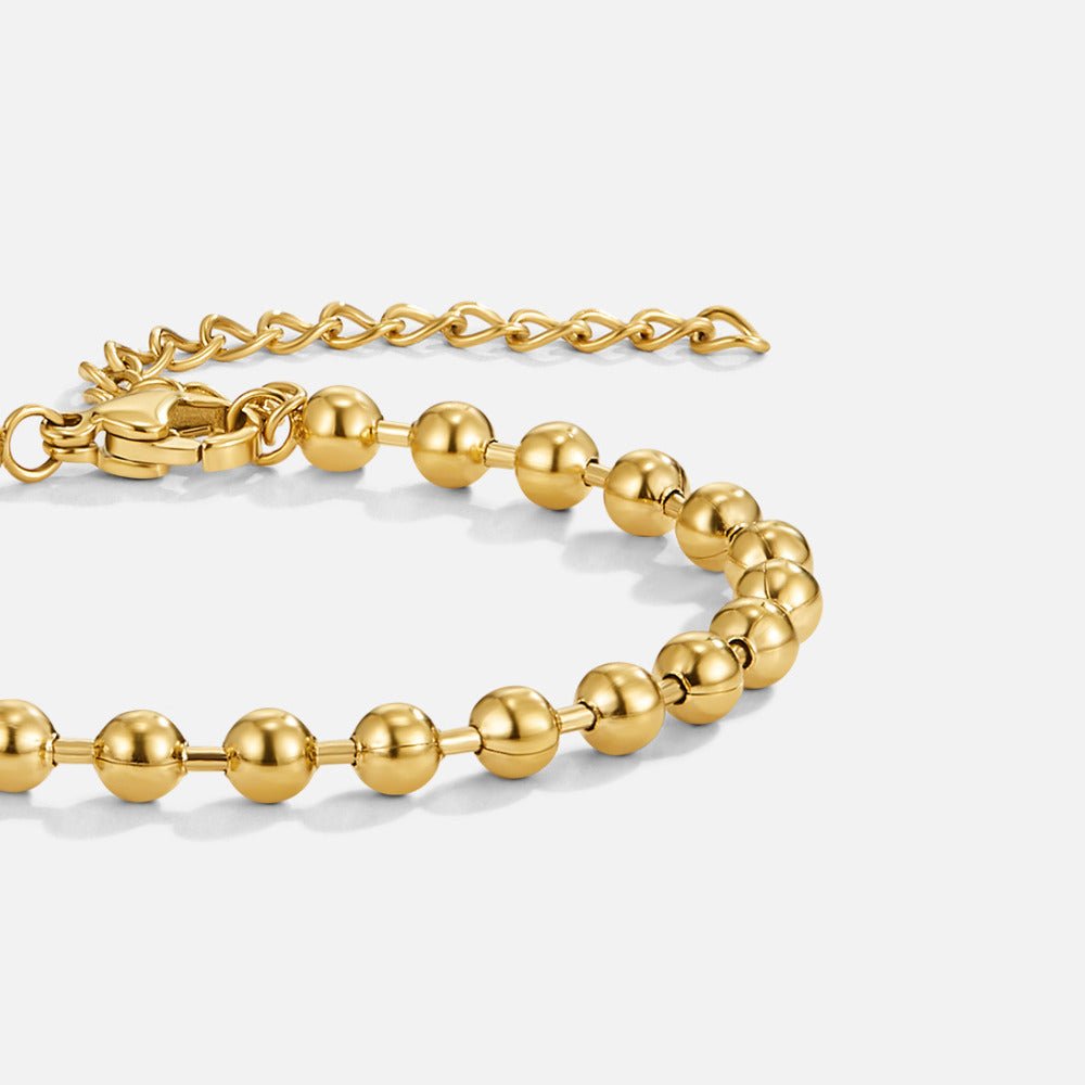 Lulu armbånd med gullperler – bilde 3