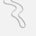 Cordelia sølvfarget krystallkjede