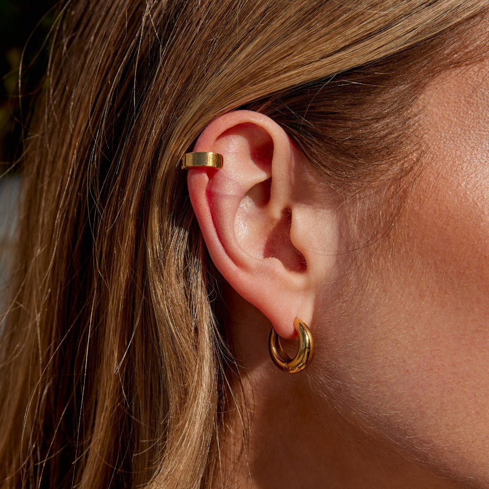Millie ear cuff, 18K gullbelagt – bilde 2