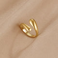 Raven wrap-ring i gull