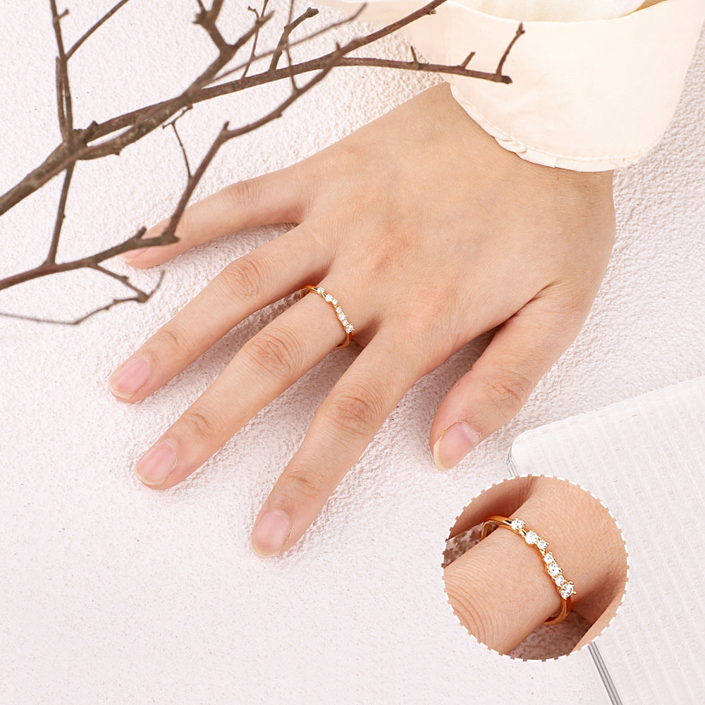 Shimmer diamantring