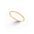 Bague diamants délicate