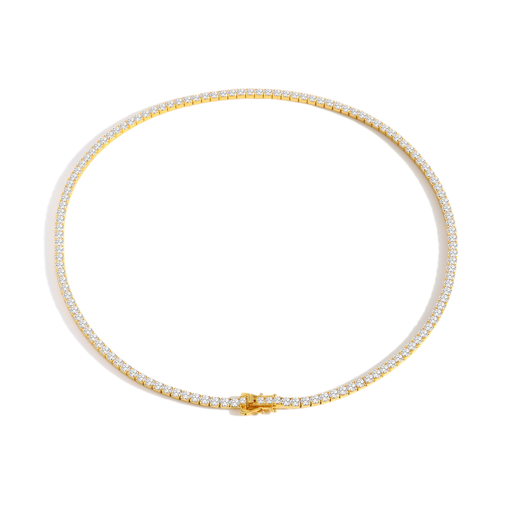 3mm Tennis Necklace